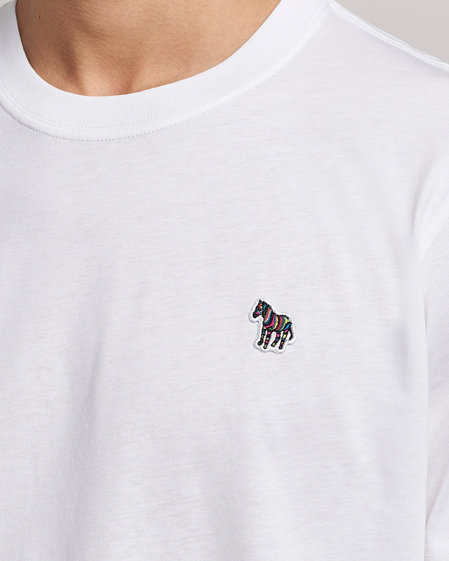 Uomini | T-shirt | PS Paul Smith | Organic Cotton Zebra T-Shirt White