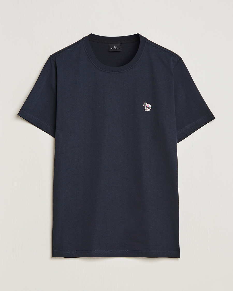 Uomini | T-shirt | PS Paul Smith | Organic Cotton Zebra T-Shirt Navy