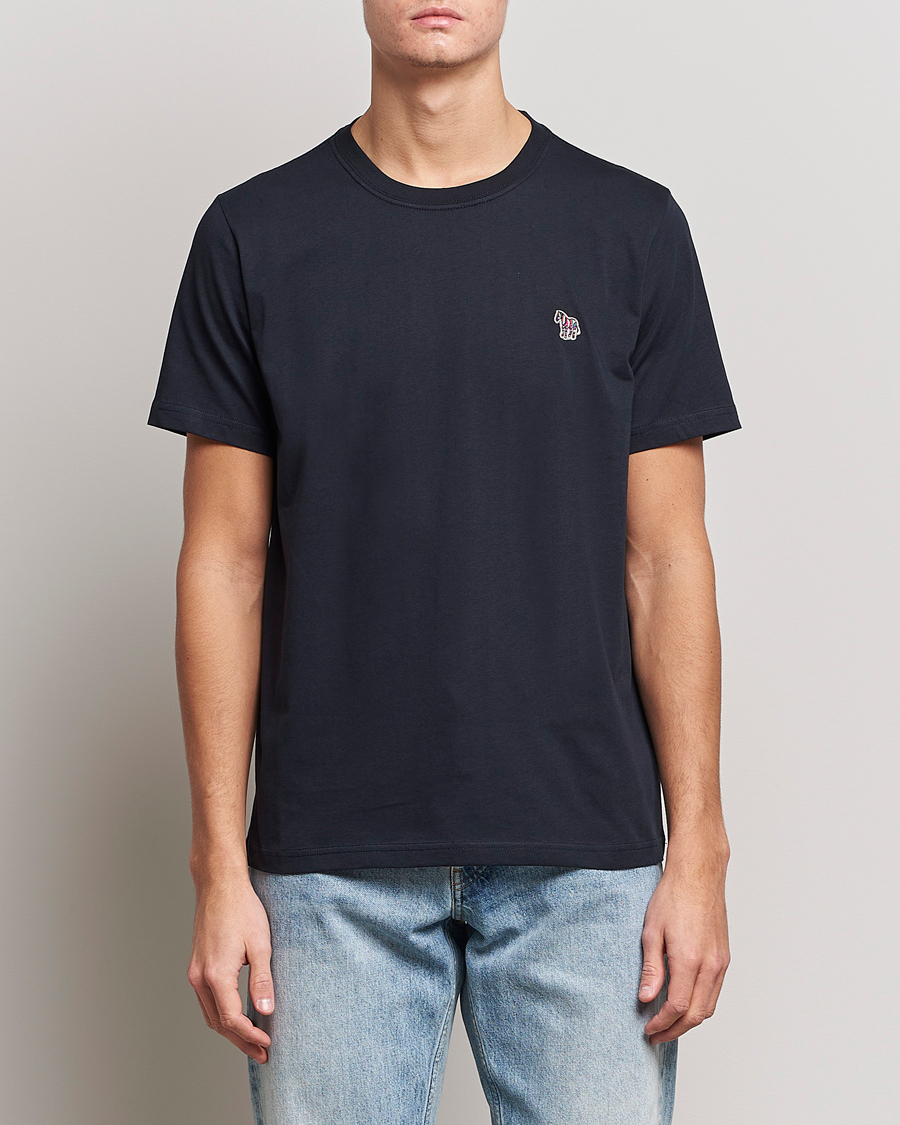 Uomini | T-shirt | PS Paul Smith | Organic Cotton Zebra T-Shirt Navy