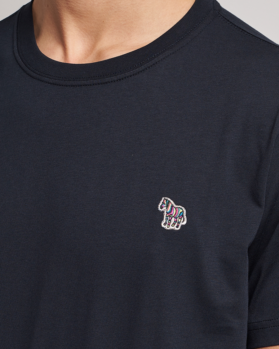 Uomini | T-shirt | PS Paul Smith | Organic Cotton Zebra T-Shirt Navy