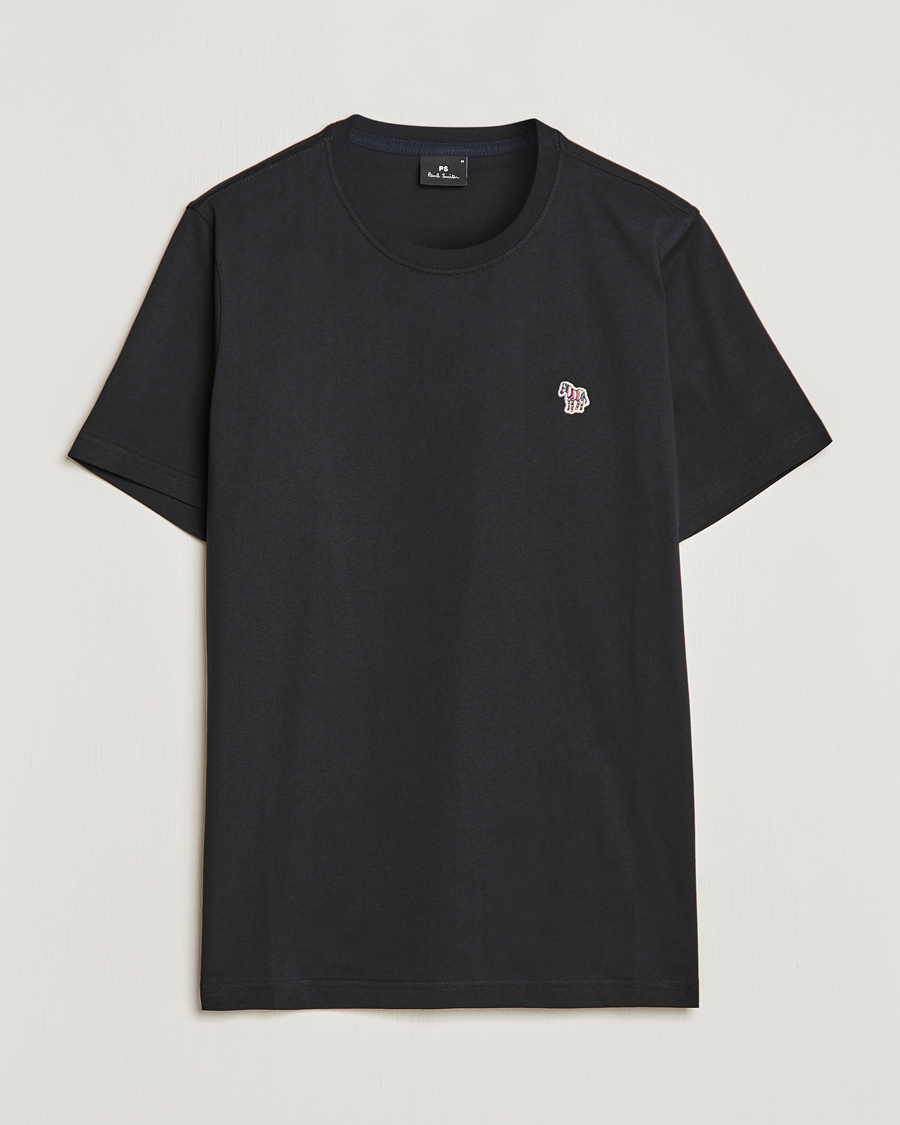 Uomini | T-shirt | PS Paul Smith | Classic Organic Cotton Zebra T-Shirt Black