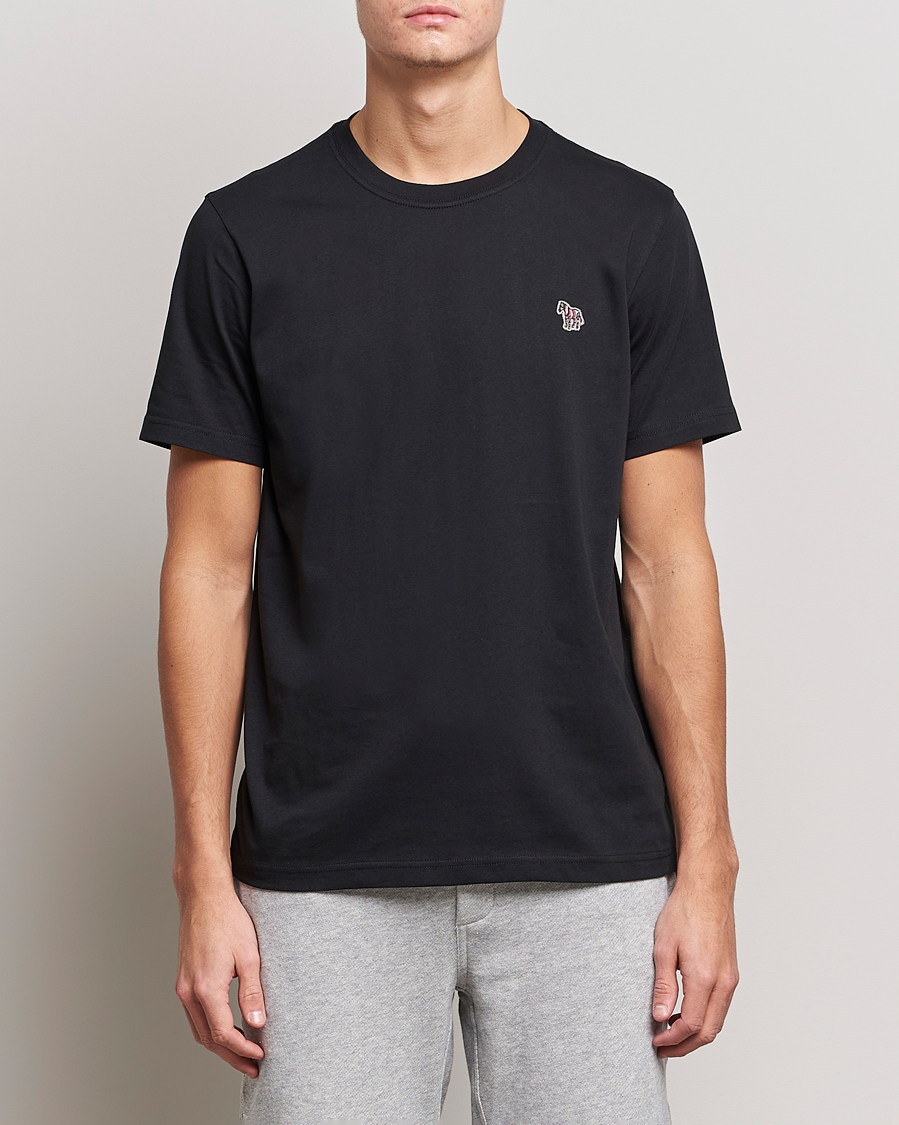 Uomini | T-shirt | PS Paul Smith | Classic Organic Cotton Zebra T-Shirt Black