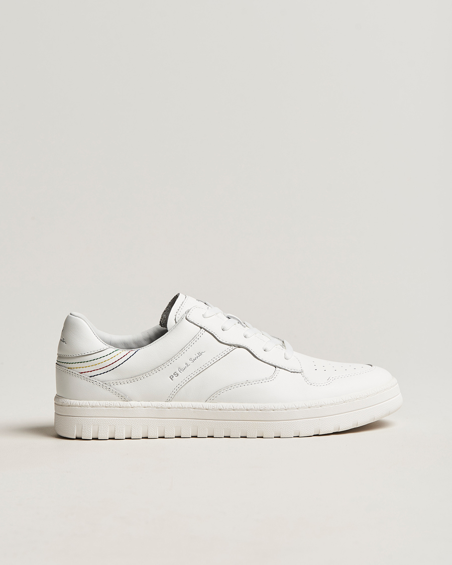 Uomini | PS Paul Smith Liston Leather Sneaker White | PS Paul Smith | Liston Leather Sneaker White