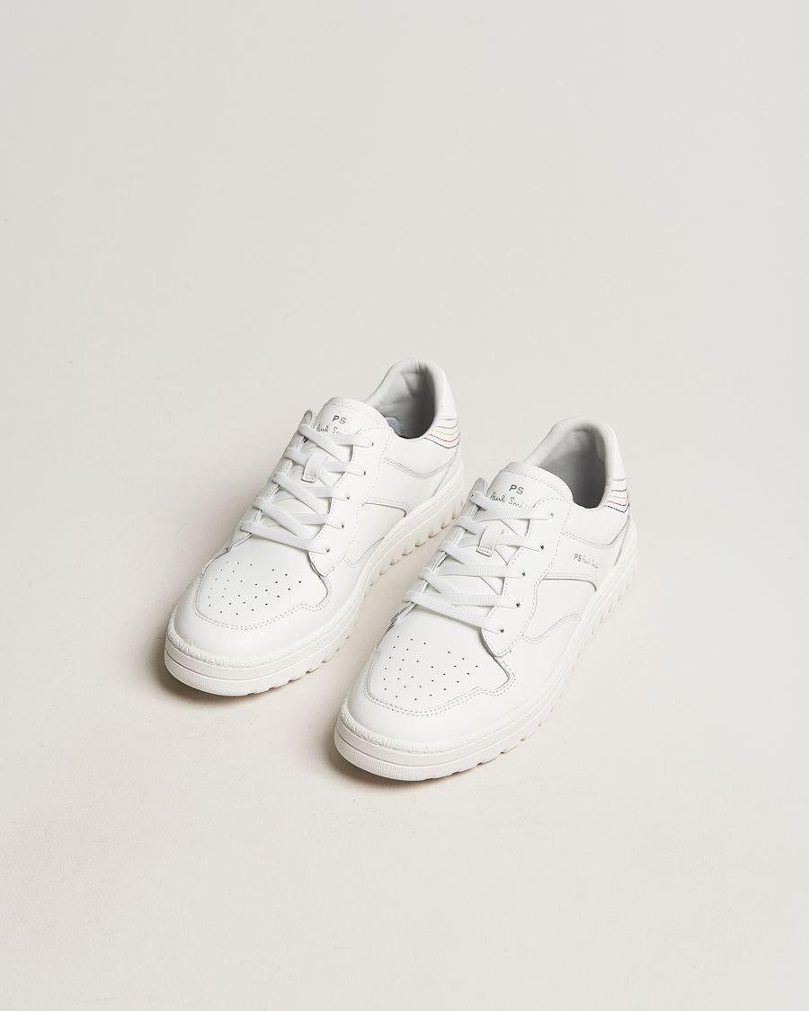 Uomini | PS Paul Smith Liston Leather Sneaker White | PS Paul Smith | Liston Leather Sneaker White