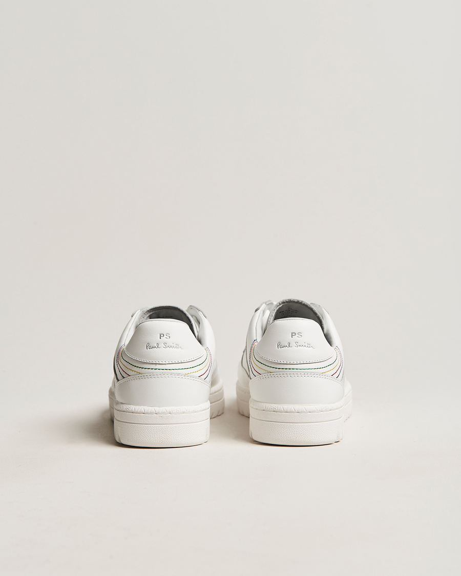 Uomini | PS Paul Smith Liston Leather Sneaker White | PS Paul Smith | Liston Leather Sneaker White