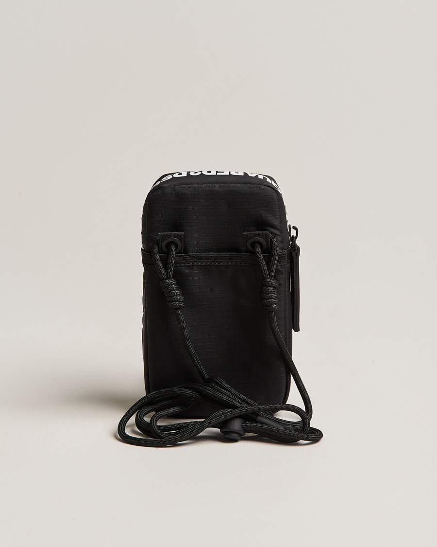 Uomini | Dsquared2 Ripstop Phone Neck Pouch Black | Dsquared2 | Ripstop Phone Neck Pouch Black