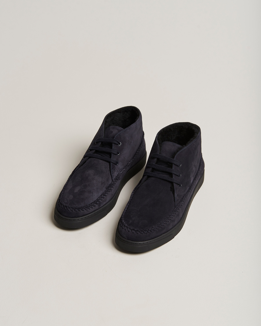 Uomini | Giorgio Armani Chukka Boots Navy | Giorgio Armani | Chukka Boots Navy