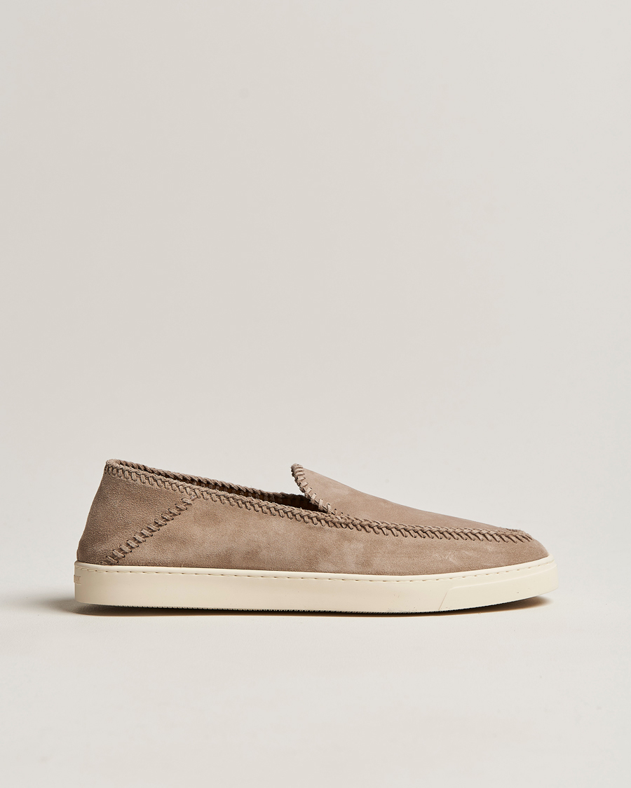 Uomini | Giorgio Armani Soft Suede Loafers Sand | Giorgio Armani | Soft Suede Loafers Sand