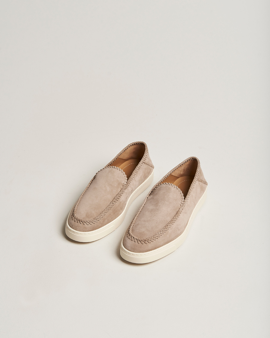 Uomini | Giorgio Armani Soft Suede Loafers Sand | Giorgio Armani | Soft Suede Loafers Sand