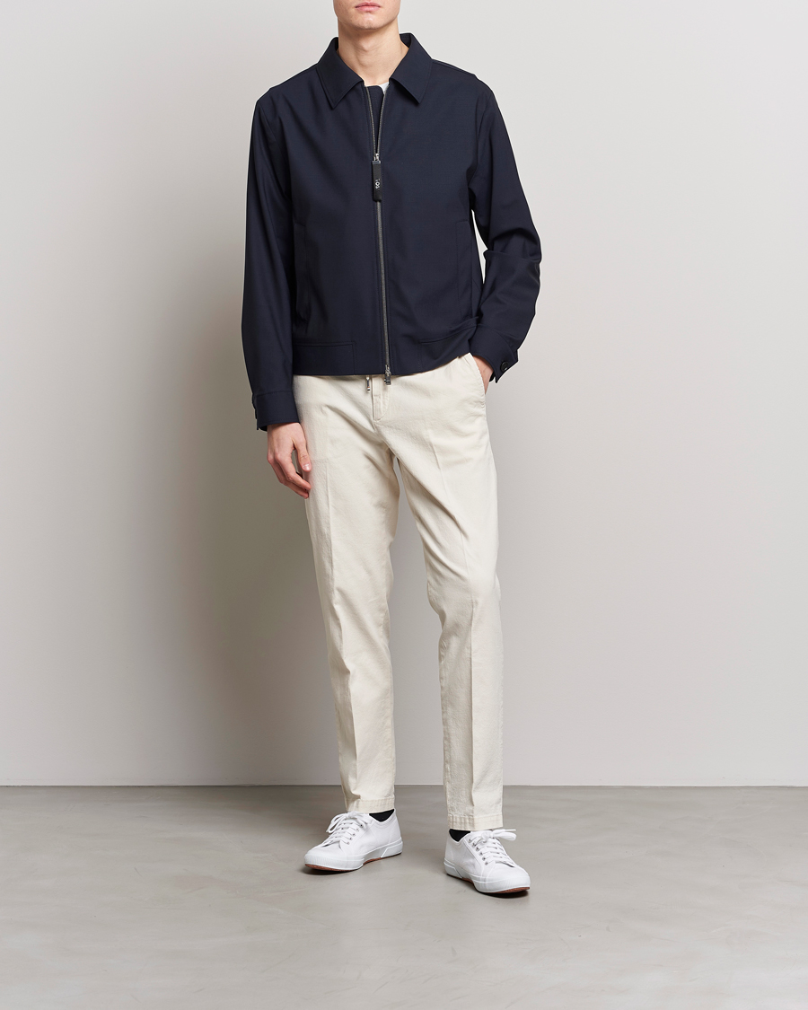 Uomini | Giacche | BOSS BLACK | Hanry Wing Jacket Dark Blue