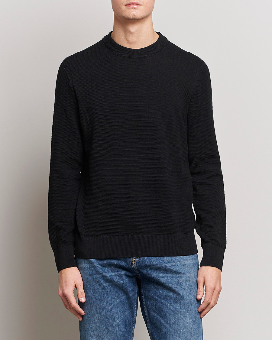 Uomini | Maglieria | BOSS BLACK | Ecaio Knitted Sweater Black