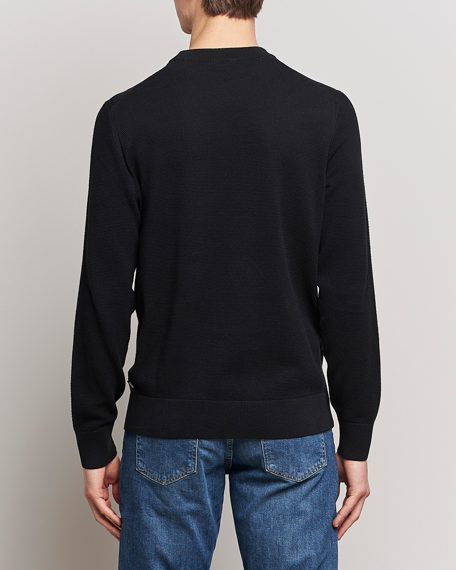 Uomini | Maglieria | BOSS BLACK | Ecaio Knitted Sweater Black