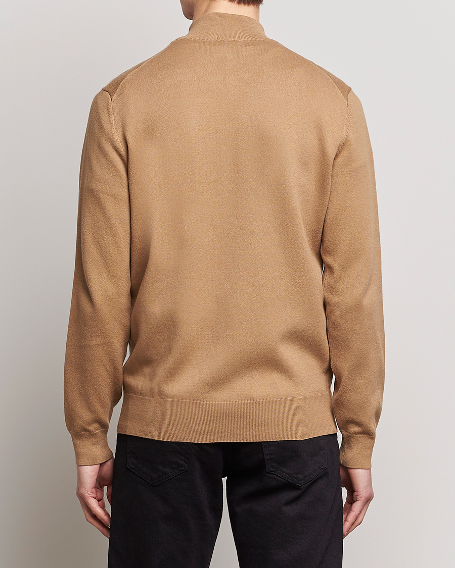 Uomini | Maglieria | BOSS BLACK | Palano Knitted Full-Zip Medium Beige