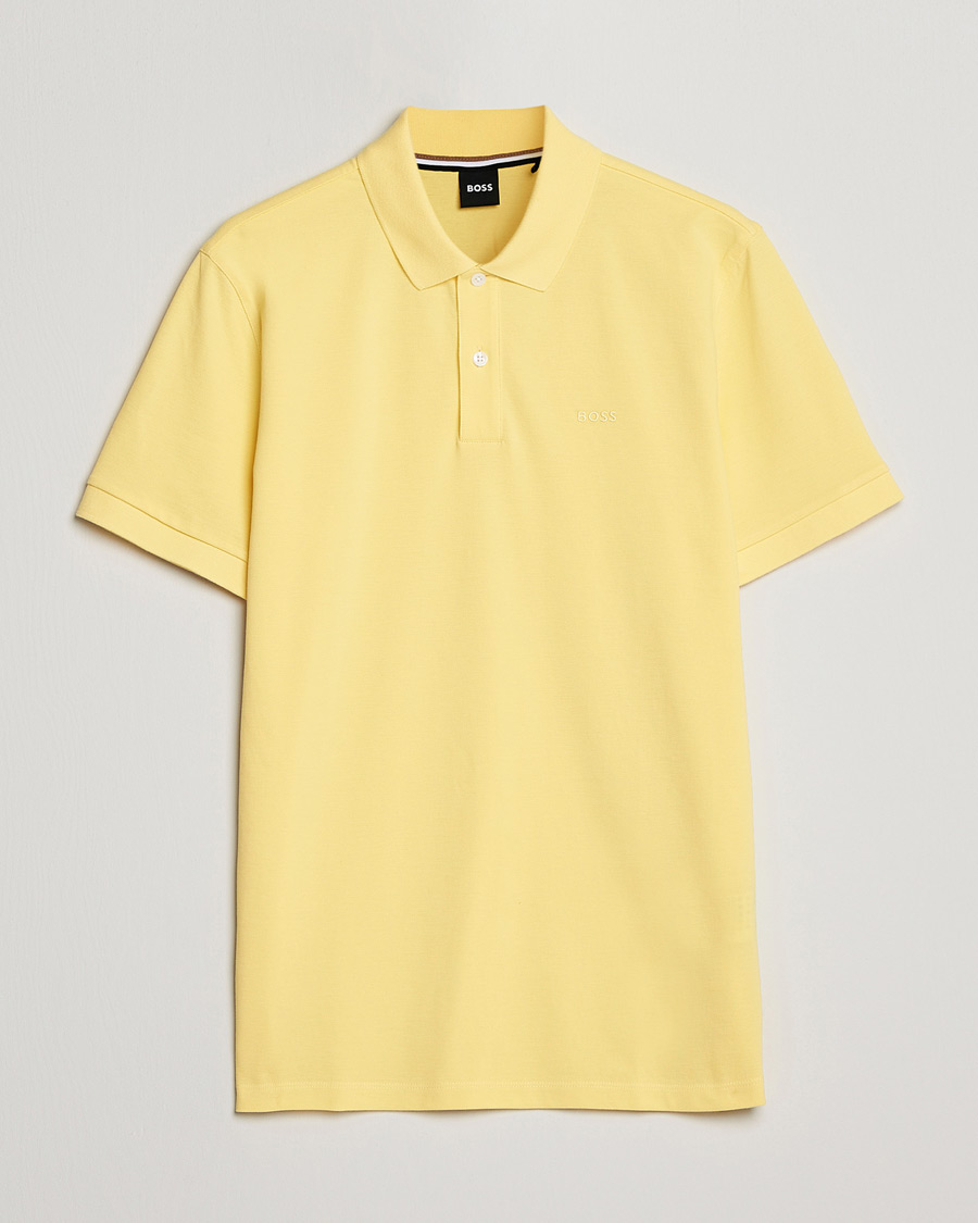 Uomini | Polo | BOSS BLACK | Pallas Polo Bright Yellow