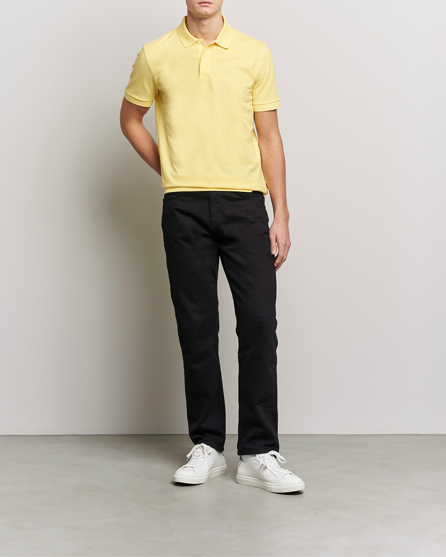Uomini | Polo | BOSS BLACK | Pallas Polo Bright Yellow