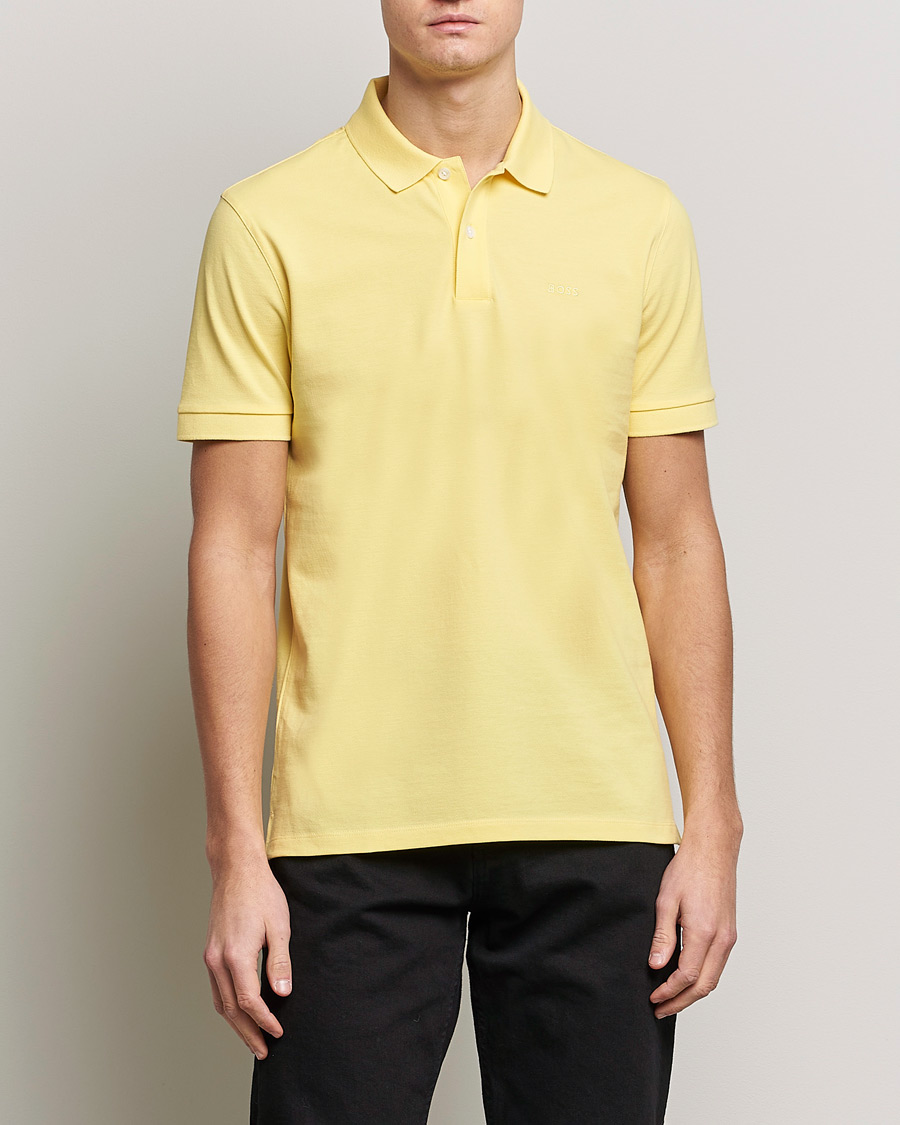 Uomini | Polo | BOSS BLACK | Pallas Polo Bright Yellow