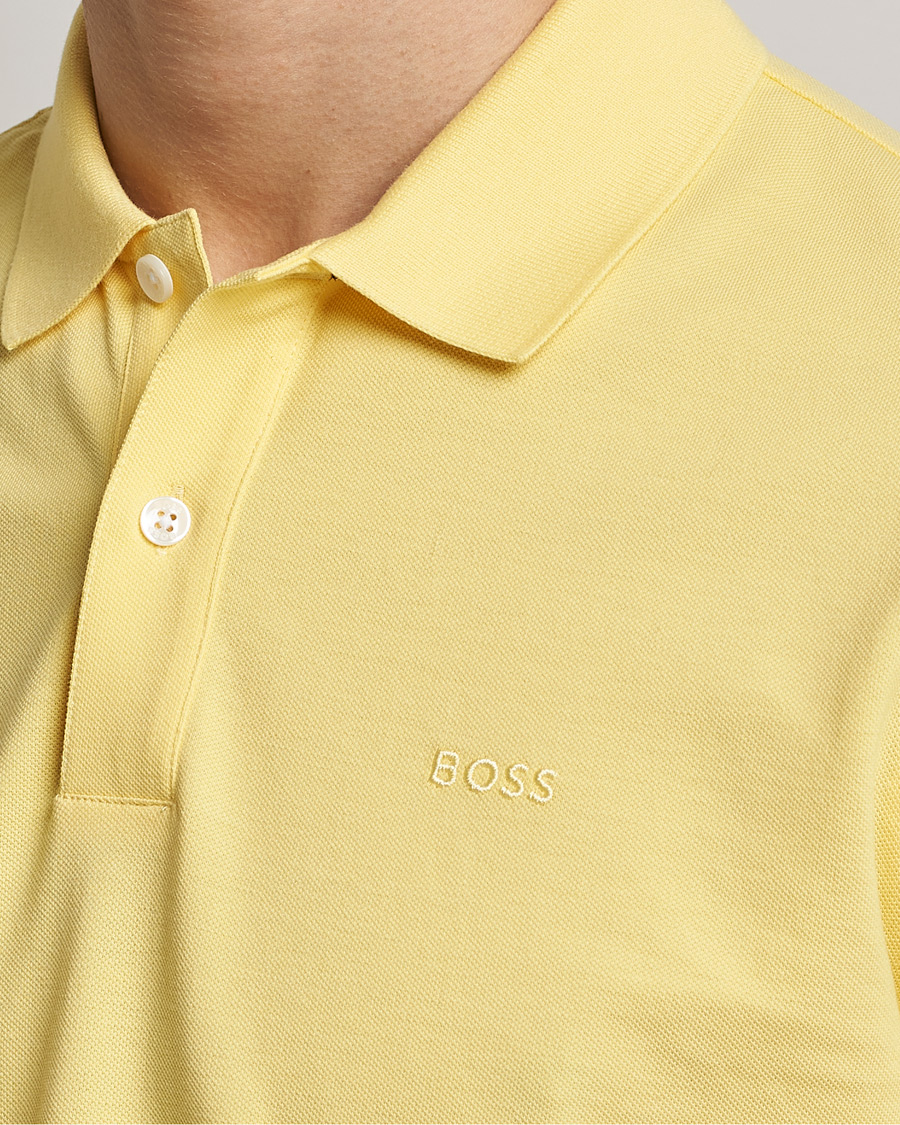 Uomini | Polo | BOSS BLACK | Pallas Polo Bright Yellow