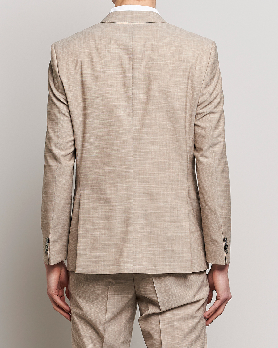 Uomini | Blazers | BOSS BLACK | Huge Wool/Cotton Blazer Light Beige
