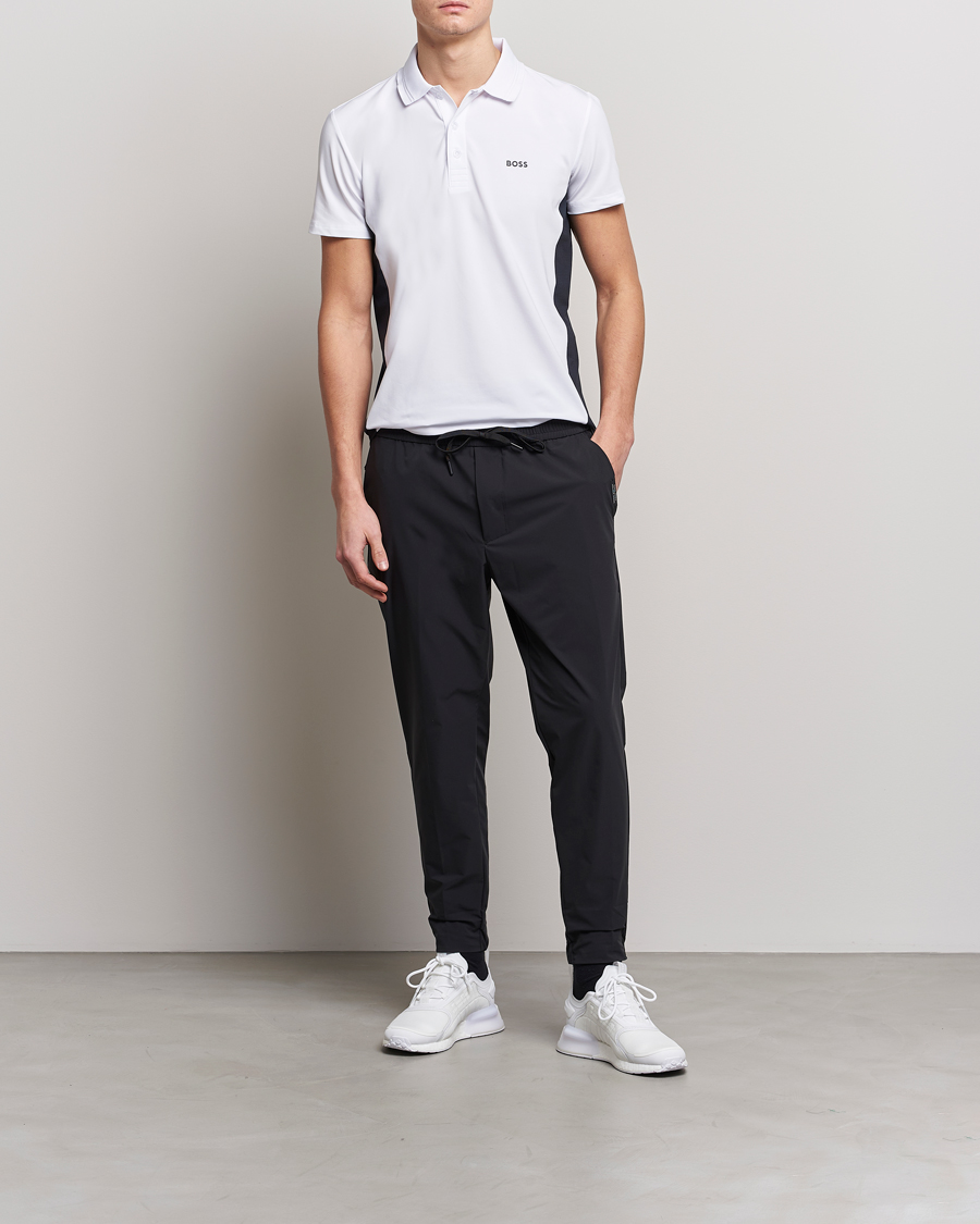 Uomini | Pantaloni | BOSS GREEN | Shinobi Mirror Sweatpants Black