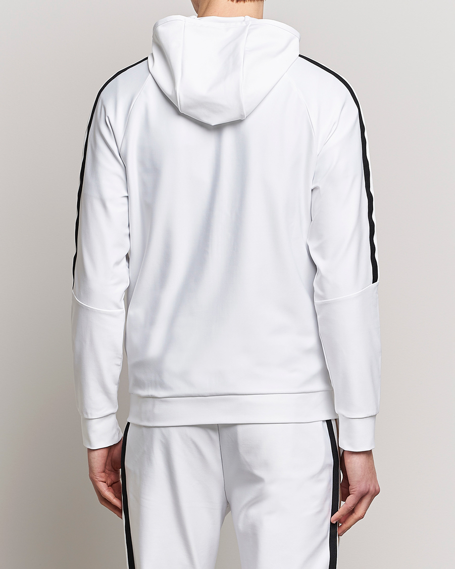 Uomini | Maglieria | BOSS GREEN | Sicon Performance Full-Zip Hoodie White
