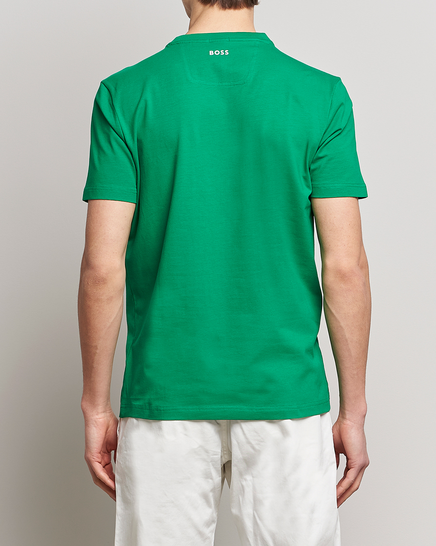 Uomini | T-shirt | BOSS GREEN | Circle Logo Crew Neck T-Shirt Open Green