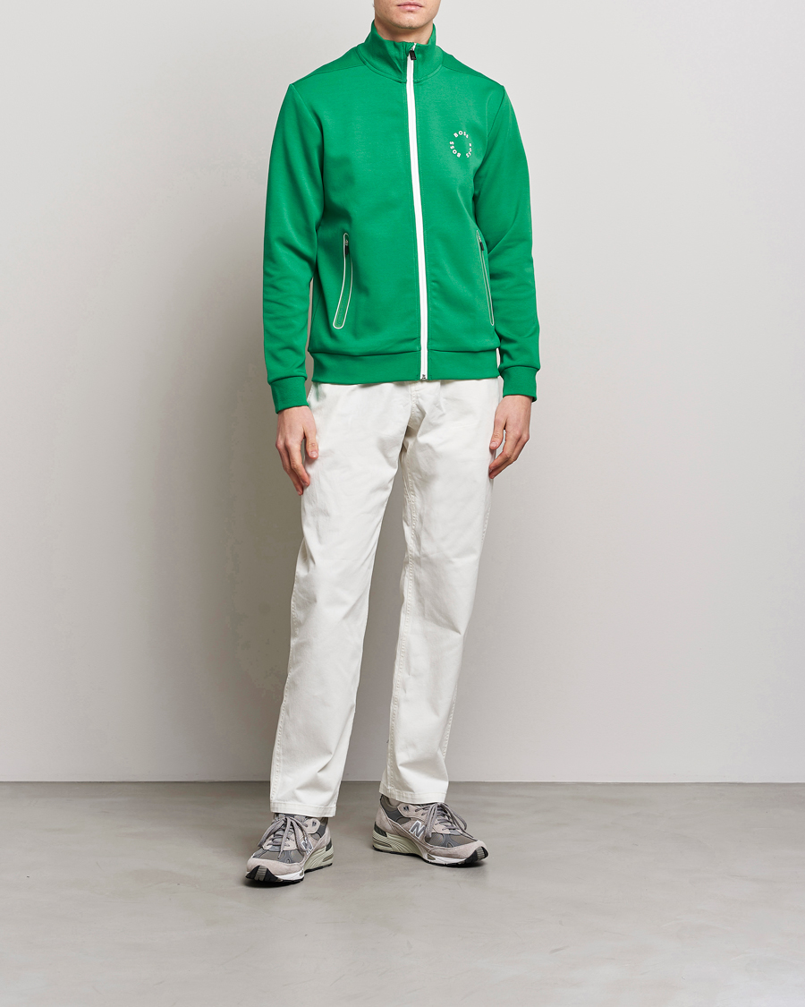 Uomini | Maglieria | BOSS GREEN | Skaz Full-Zip Open Green