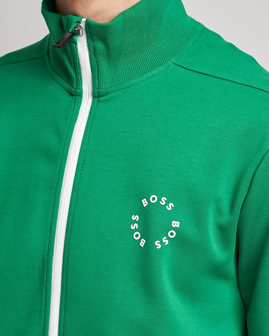 Uomini | Maglieria | BOSS GREEN | Skaz Full-Zip Open Green