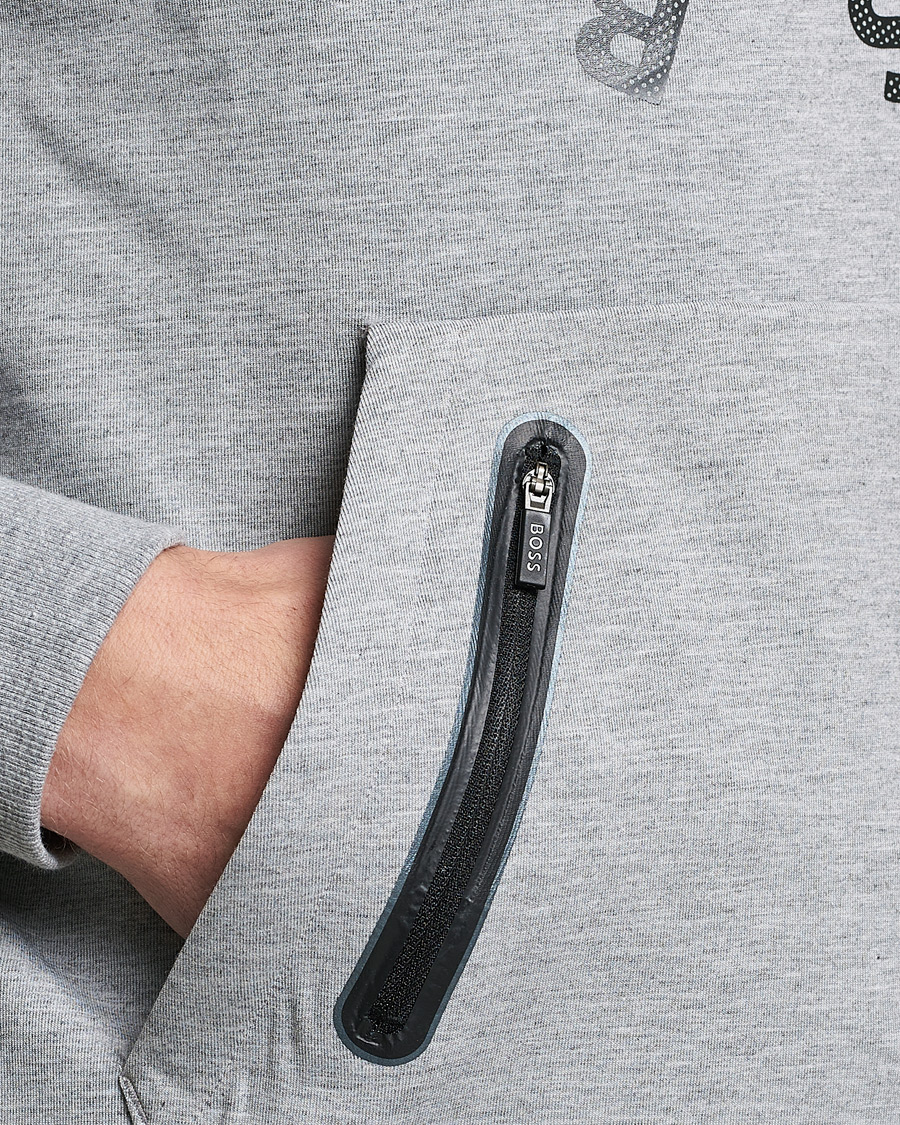 Uomini | Maglieria | BOSS GREEN | Soody Hoodie Light Grey