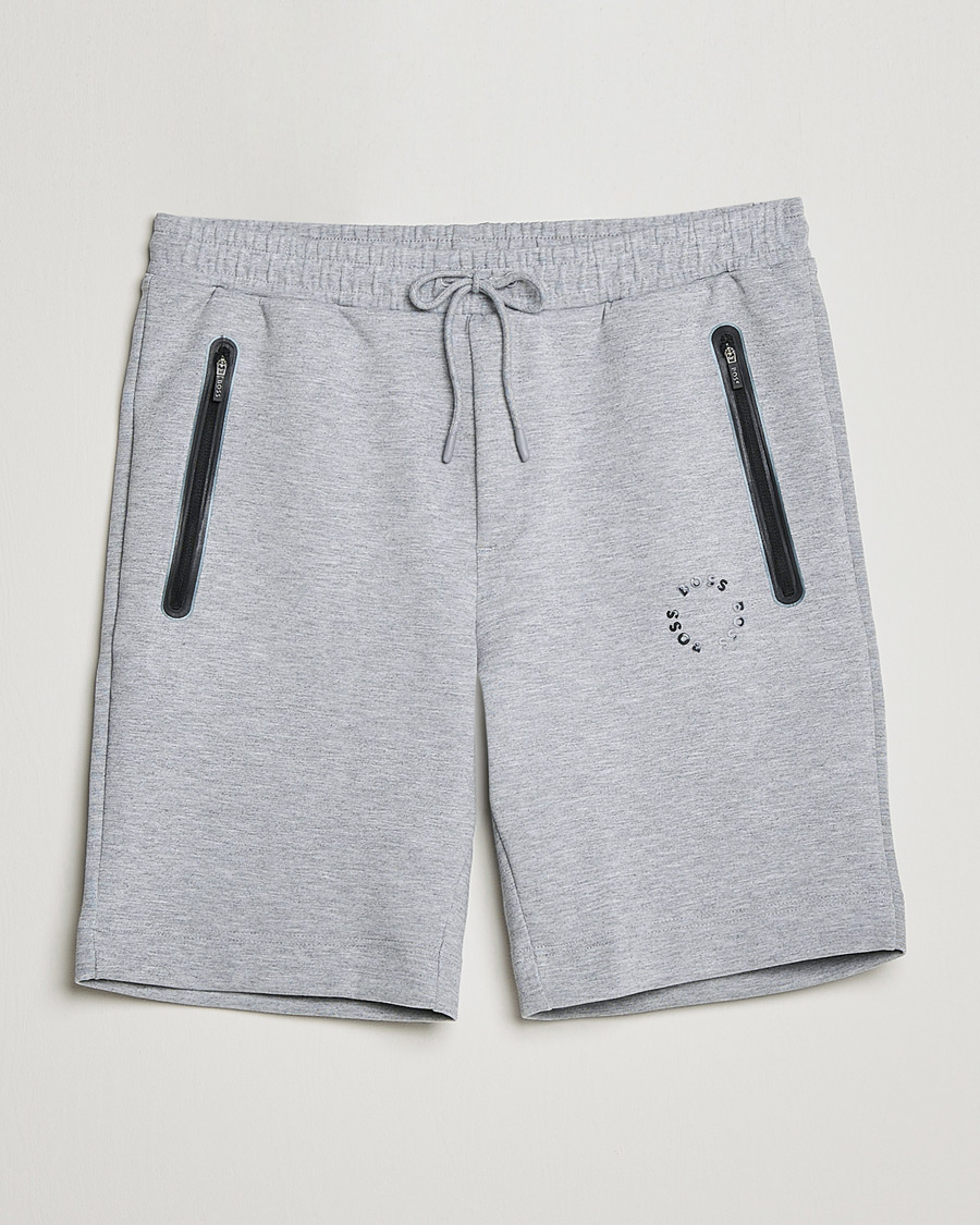 Uomini | Pantaloncini | BOSS GREEN | Headlo Sweatshorts Light Grey