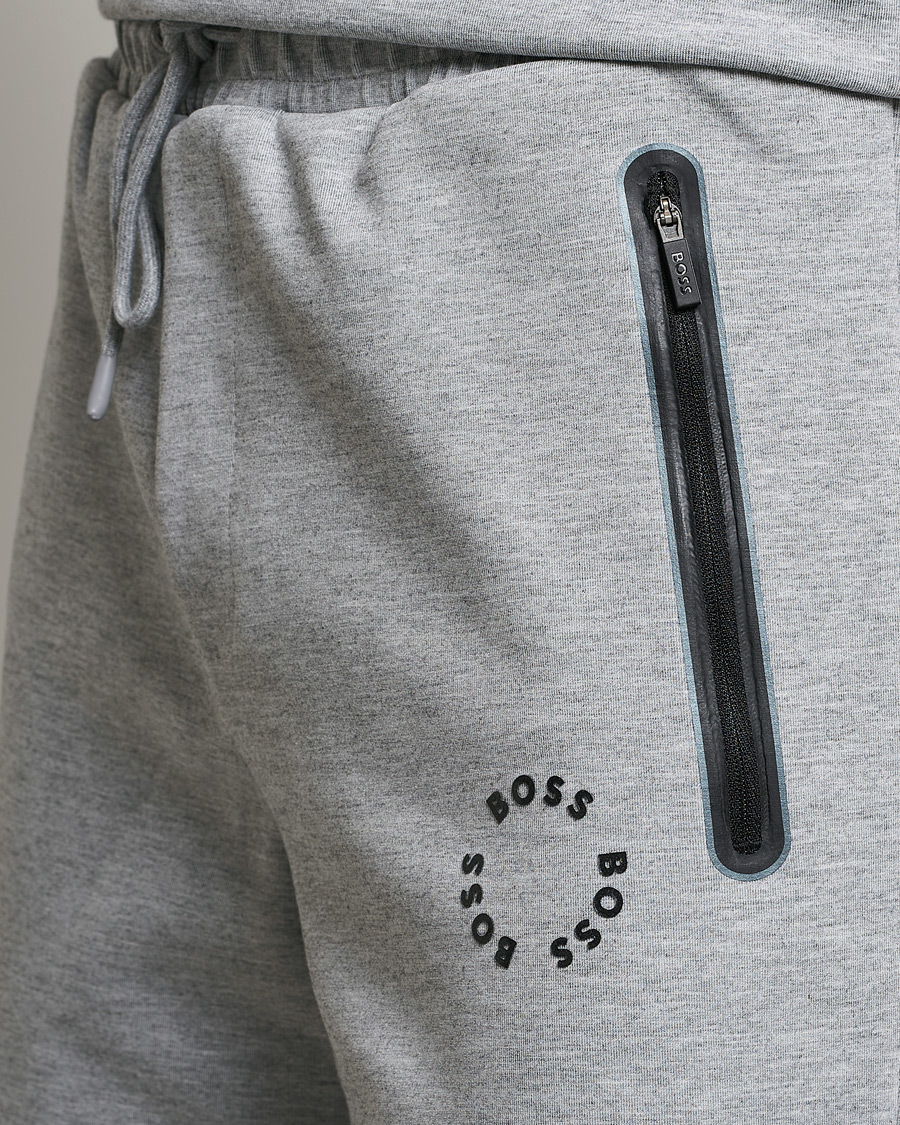 Uomini | Pantaloncini | BOSS GREEN | Headlo Sweatshorts Light Grey