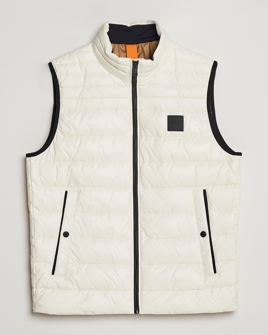 Uomini | Gilet | BOSS ORANGE | Odeno Down Vest Light Beige