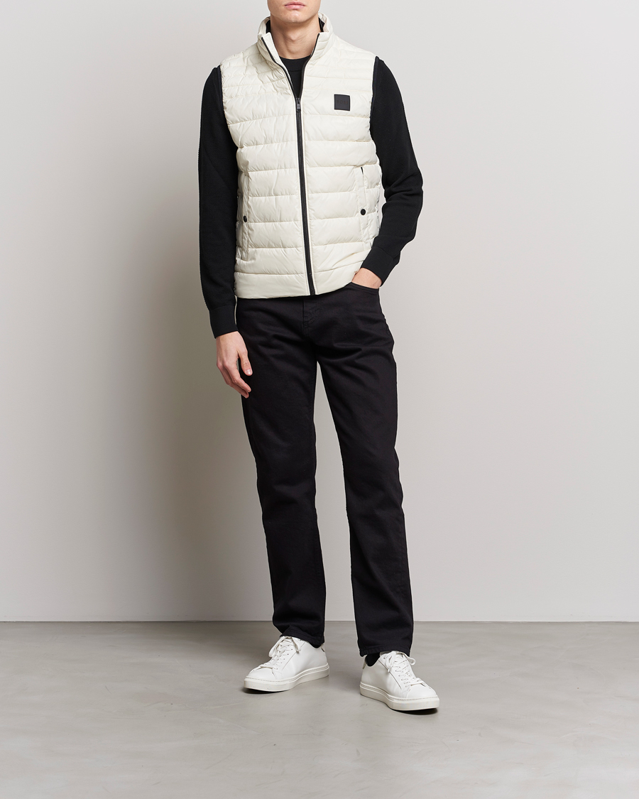 Uomini | Gilet | BOSS ORANGE | Odeno Down Vest Light Beige