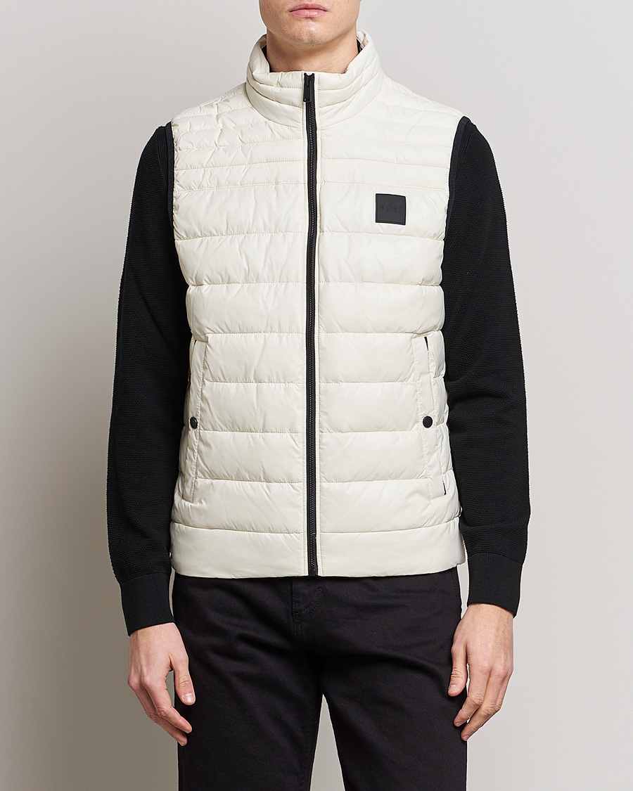 Uomini | Gilet | BOSS ORANGE | Odeno Down Vest Light Beige