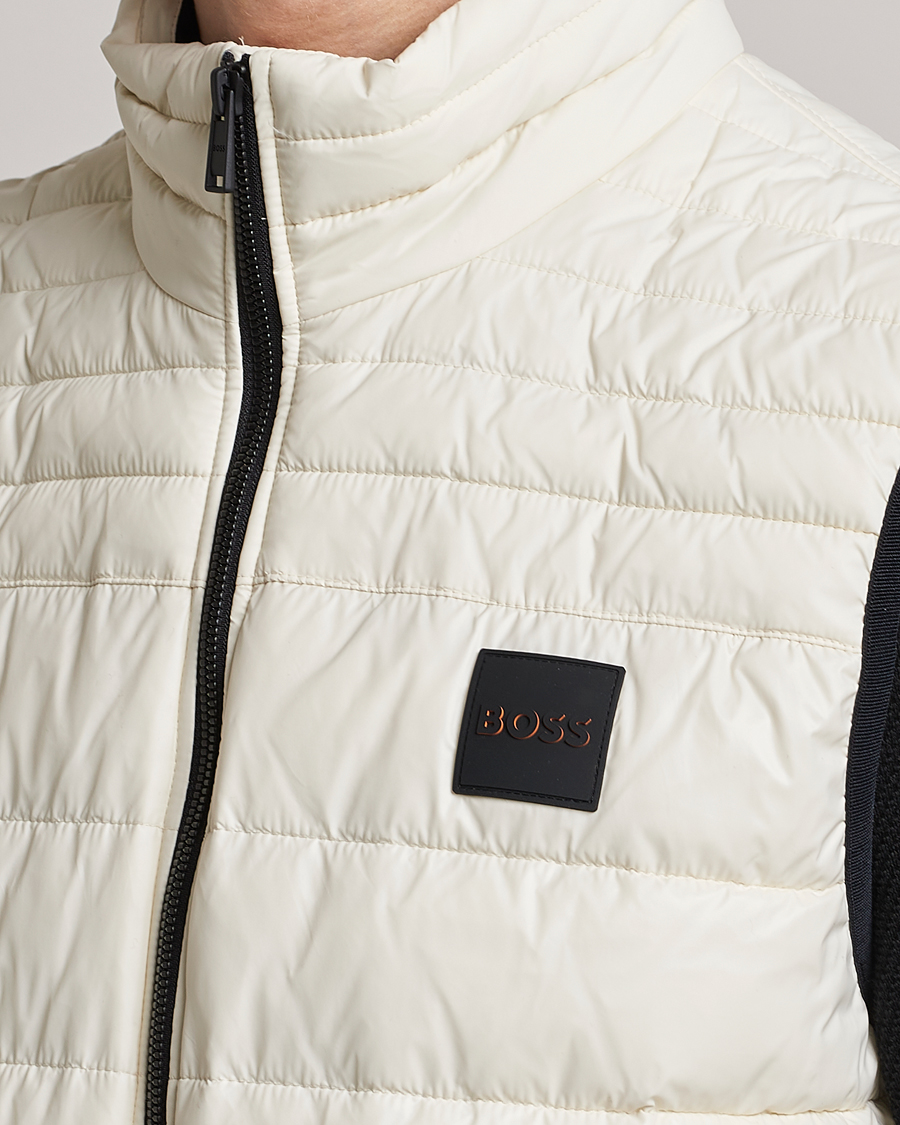 Uomini | Gilet | BOSS ORANGE | Odeno Down Vest Light Beige