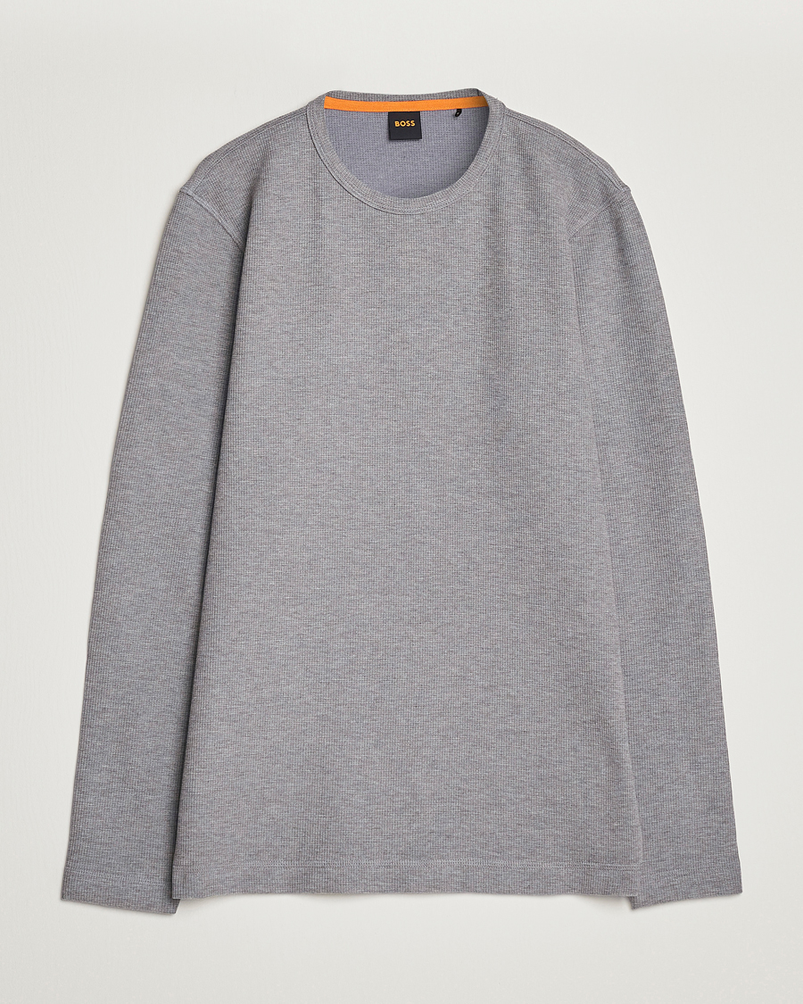Uomini | Maglieria | BOSS ORANGE | Tempesto Sweater Light Grey