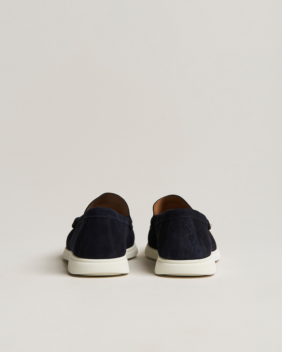 Uomini | Sienne Suede Loafer Dark Blue | BOSS BLACK | Sienne Suede Loafer Dark Blue