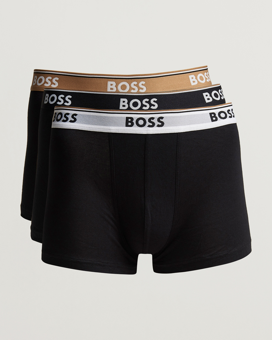 Uomini | Biancheria intima | BOSS BLACK | 3-Pack Trunk Boxer Black