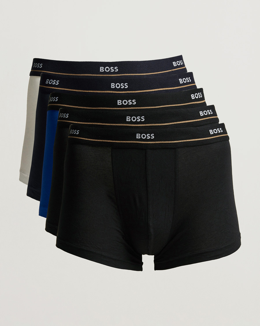 Uomini | Biancheria intima | BOSS BLACK | 5-Pack Trunk Boxer Black/Navy/Blue/White