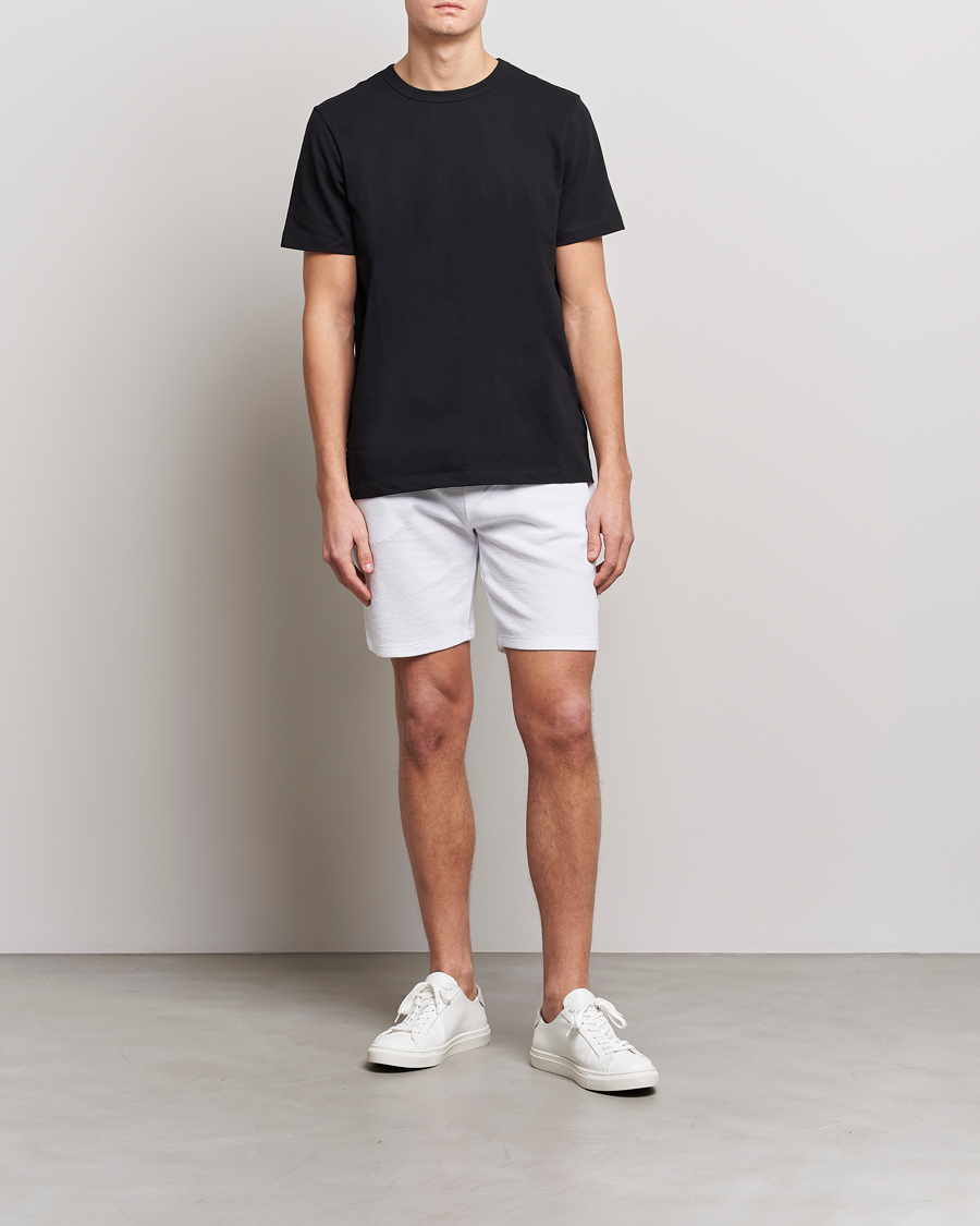 Uomini | Pantaloncini | BOSS BLACK | Waffle Logo Shorts Open White