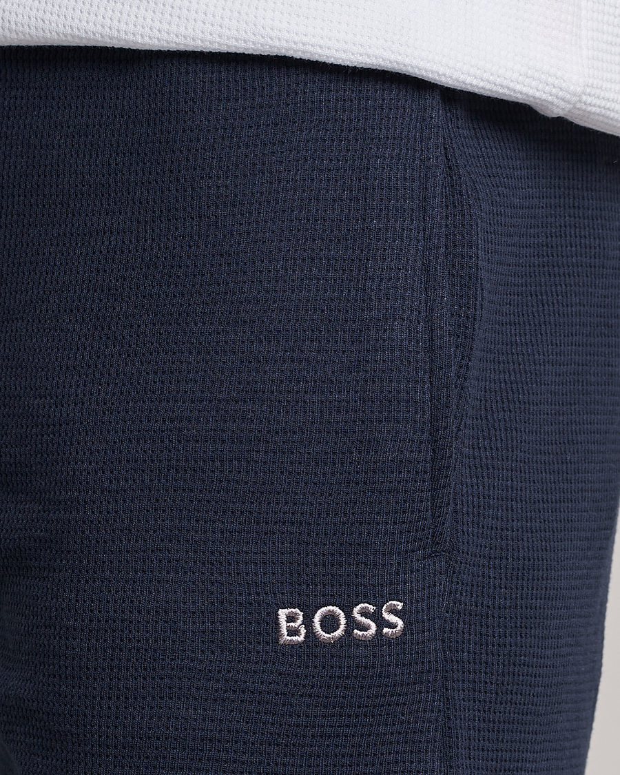 Uomini | Pantaloncini | BOSS BLACK | Waffle Logo Shorts Dark Blue