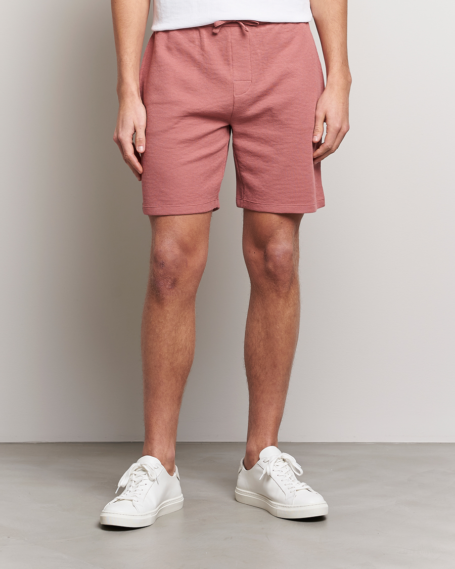 Uomini | Pantaloncini | BOSS BLACK | Waffle Logo Shorts Open Pink