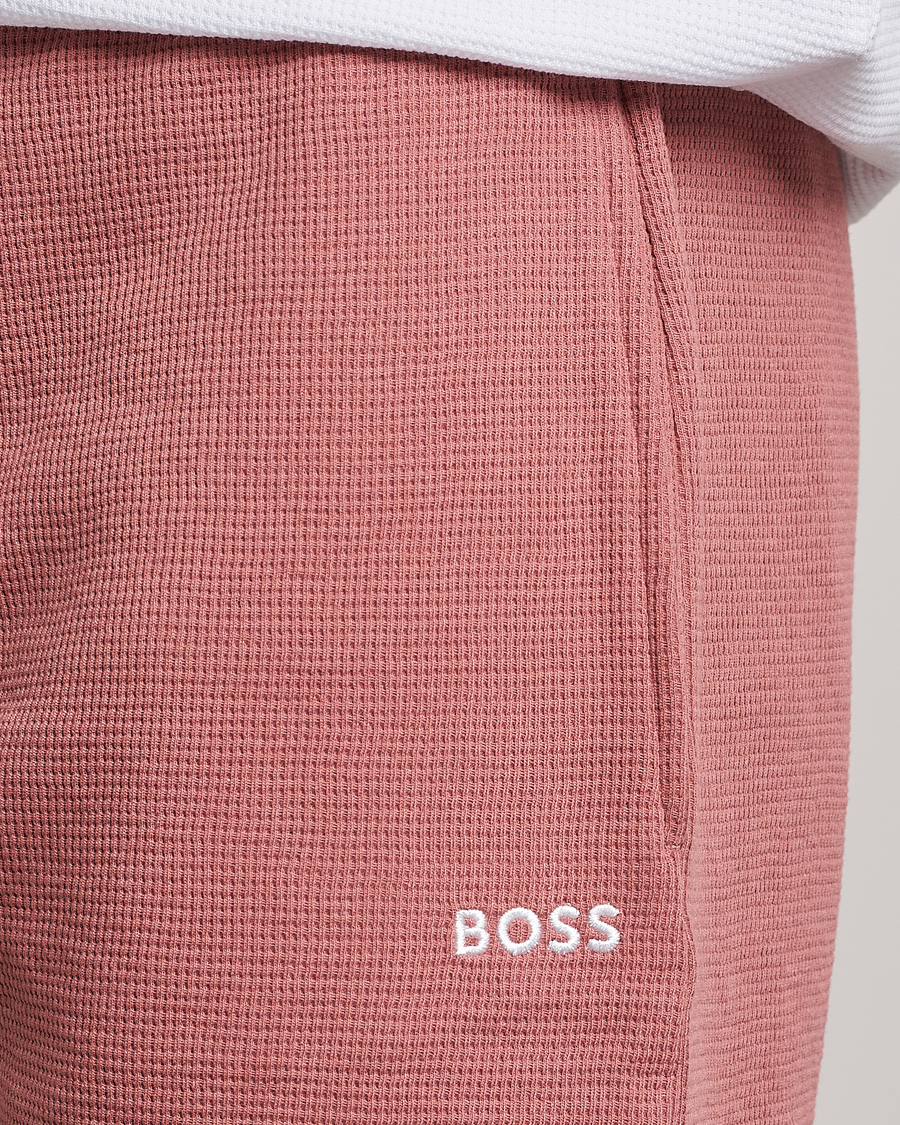 Uomini | Pantaloncini | BOSS BLACK | Waffle Logo Shorts Open Pink