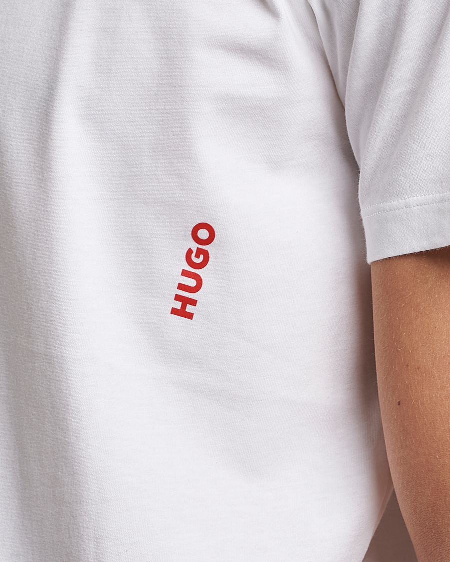 Uomini | T-shirt | HUGO | 2-Pack Logo Crew Neck T-Shirt White