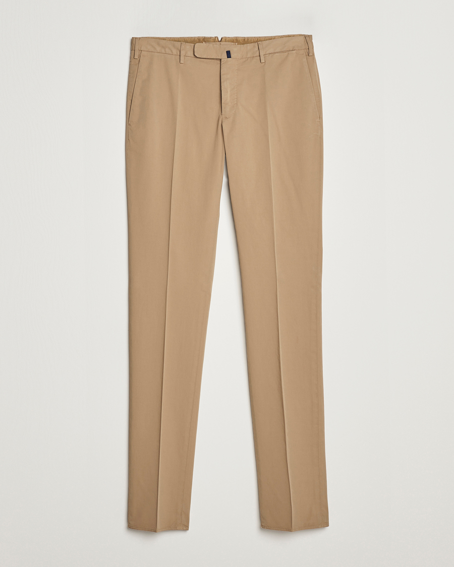Uomini | Pantaloni | Incotex | Slim Fit Comfort Chinos Beige