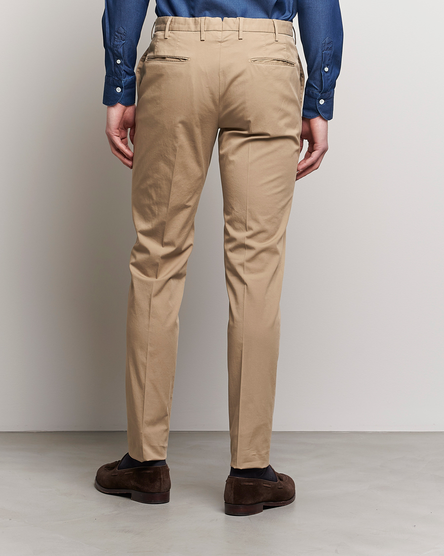 Uomini | Pantaloni | Incotex | Slim Fit Comfort Chinos Beige
