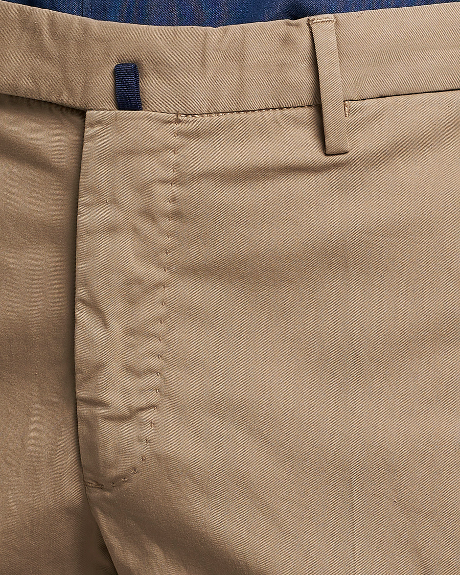 Uomini | Pantaloni | Incotex | Slim Fit Comfort Chinos Beige