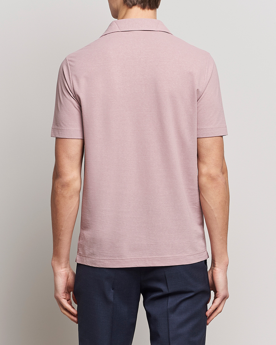 Uomini | Polo | Zanone | Ice Cotton Polo Washed Pink
