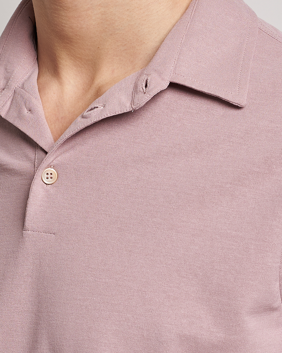 Uomini | Polo | Zanone | Ice Cotton Polo Washed Pink