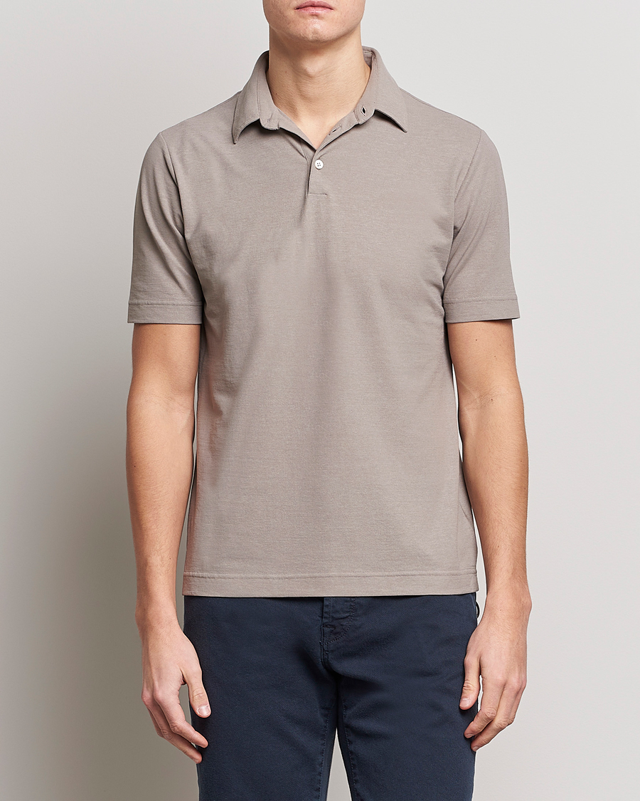 Uomini | Polo | Zanone | Ice Cotton Polo Beige