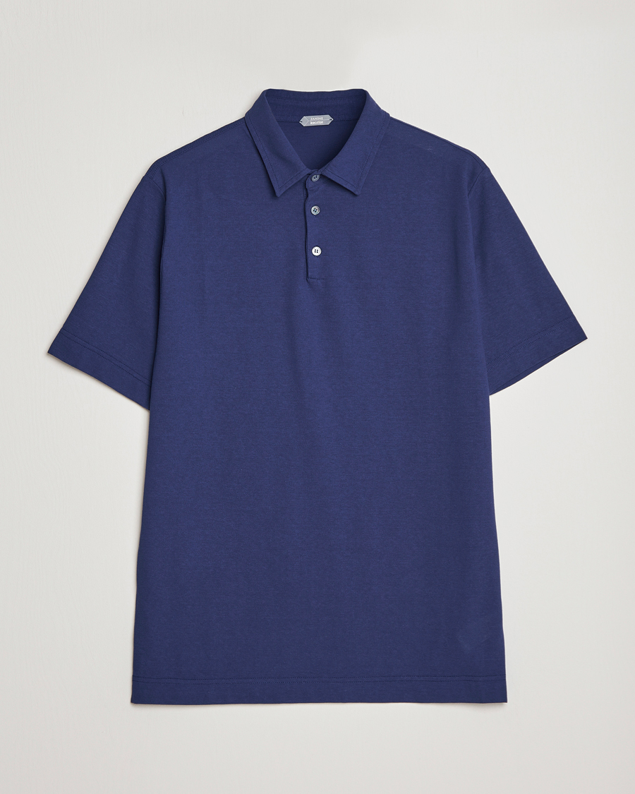 Uomini | Polo | Zanone | Ice Cotton Polo Electric Blue